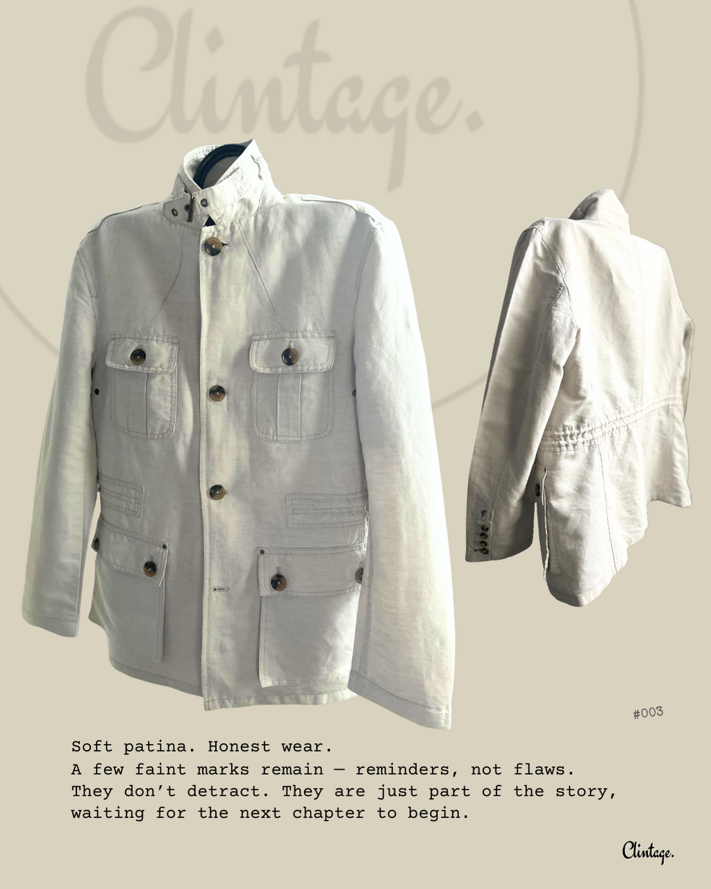 Gentleman Farmer “Smart Line” Hunting Jacket – Archive 003