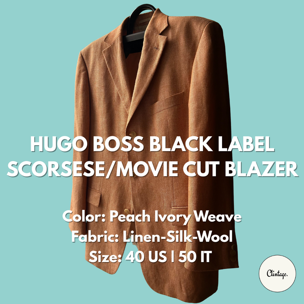Hugo Boss Black Label Blazer - “Scorsese/Movie” Cut - Circa 2000s - Size 40 US/50 IT