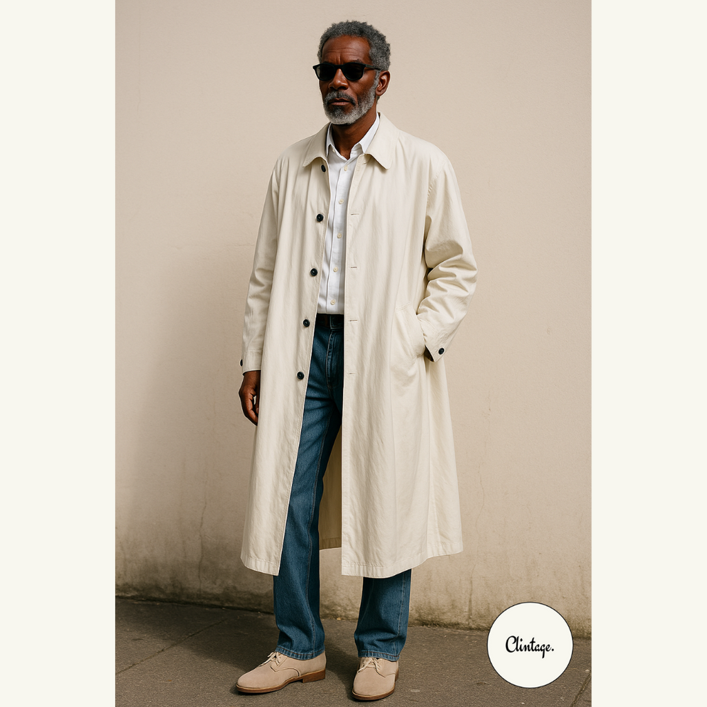 Totally Timeless Duster Coat - Circa early 1990s - Size L